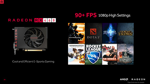 画像ギャラリー No.003のサムネイル画像 / 「Radeon RX 460」レビュー。補助電源不要で動作するPolarisは1万円台の市場に嵐を呼ぶか?