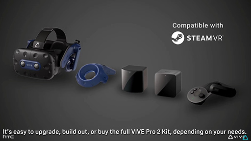 画像ギャラリー No.021のサムネイル画像 / HTC,5K解像度になった新型VR HMD「VIVE Pro 2」と「VIVE Focus 3」を6月下旬に発売