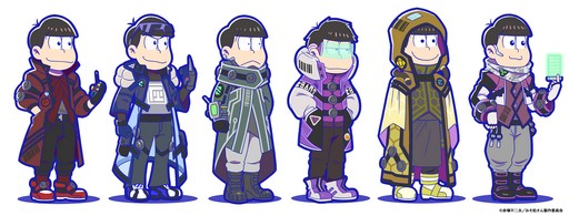 画像ギャラリー No.001のサムネイル画像 / 「おそ松さんのへそくりウォーズ」,新シリーズ「サイバーパンク」を追加