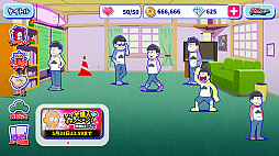 画像ギャラリー No.001のサムネイル画像 / 「おそ松さんのへそくりウォーズ」がバージョンアップ。タイトルの変更や画面のリニューアル,上限キャップの開放などを実施