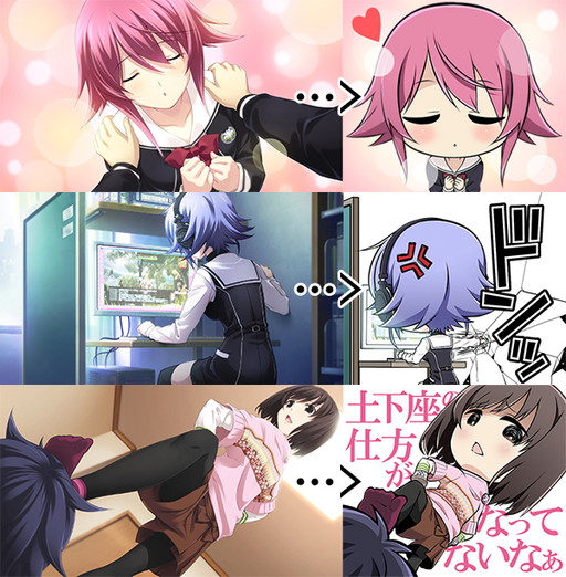 画像ギャラリー No.002のサムネイル画像 / 「CHAOS;CHILD」劇場アニメ公開記念の“くそったれなスタンプ”が配信開始