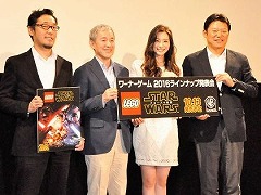 足立梨花さんが登場し，「LEGO スター・ウォーズ／フォースの覚醒」の実機プレイも公開。ワーナー・ブラザース ホームエンターテイメント発表会レポート