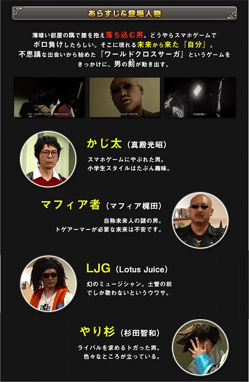 画像ギャラリー No.011のサムネイル画像 / 「ワールドクロスサーガ」,マフィア梶田さんが出演するPV第4話が公開