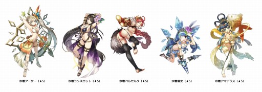 画像ギャラリー No.009のサムネイル画像 / 「ワールドクロスサーガ」水着キャラが登場する期間限定イベントが開催