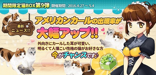 画像ギャラリー No.005のサムネイル画像 / 「マイにゃんカフェ」，猫の10連ガチャシステムの追加を含むアップデートを本日実施