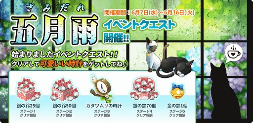 画像ギャラリー No.007のサムネイル画像 / 「マイにゃんカフェ」,新規SPインテリア「紫陽花」が登場。NPCや新規猫の追加も