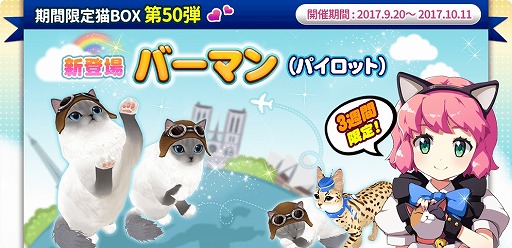 画像ギャラリー No.002のサムネイル画像 / 「マイにゃんカフェ」，8日間限定のガチャイベント「コスチューム・オールスター大祭りII」が開催