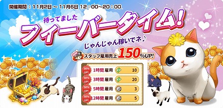画像ギャラリー No.007のサムネイル画像 / 「マイにゃんカフェ」,ガチャイベント“ネコマツリ”第20弾が開催
