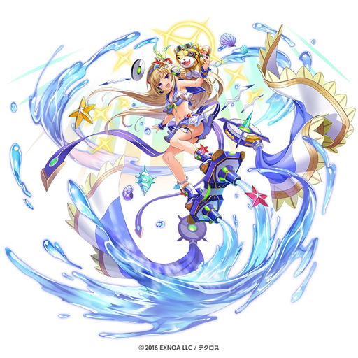 画像ギャラリー No.002のサムネイル画像 / 「神姫PROJECT」，神姫“アルテミス”＆“ディアナ”が水着姿で登場。「夏の神プロフェスタ2021」も開催中