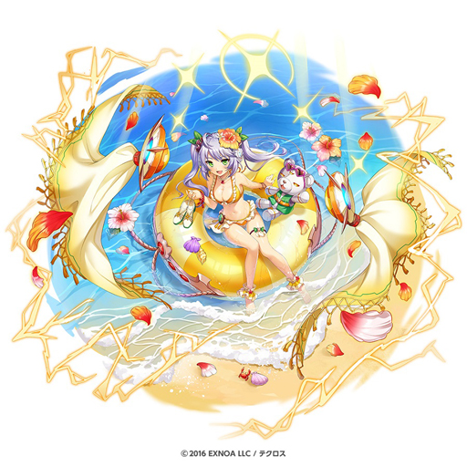 画像ギャラリー No.003のサムネイル画像 / 「神姫PROJECT」，神姫“アルテミス”＆“ディアナ”が水着姿で登場。「夏の神プロフェスタ2021」も開催中