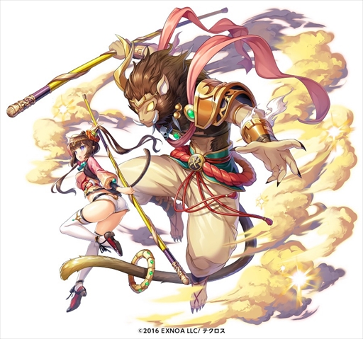 画像ギャラリー No.006のサムネイル画像 / 「神姫PROJECT A」，新衣装のアンダカとティターニアを追加。SSR幻獣「斉天大聖」が獲得できる降臨戦イベントの復刻開催も