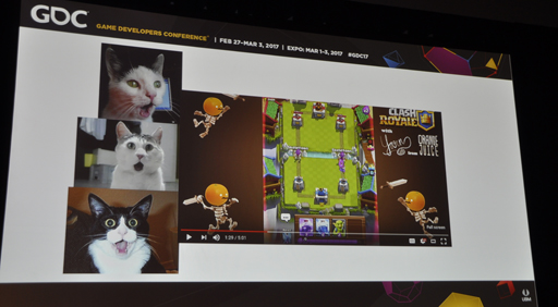 画像ギャラリー No.016のサムネイル画像 / ［GDC 2017］「クラッシュ・ロワイヤル」における健全なメタゲームの構築と維持の秘訣を，ゲームデザイナーが語る