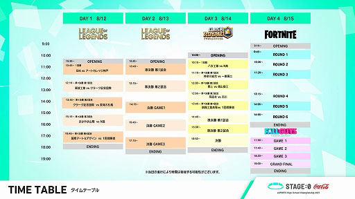 画像ギャラリー No.002のサムネイル画像 / 高校対抗eスポーツ大会「Coca-Cola STAGE:0 2021」決勝大会のLIVE配信出演者とタイムスケジュールが発表