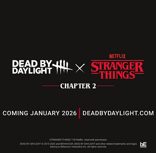 画像ギャラリー No.002のサムネイル画像 / 「Dead by Daylight」,「ストレンジャー・シングス 未知の世界」と再びコラボ。 Chapter2を2026年1月に配信