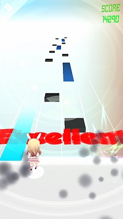 画像ギャラリー No.009のサムネイル画像 / スキンが選べて操作もカンタン! Android向けリズムアクションゲーム「beat beat! ミュージッククエスト」を紹介する「(ほぼ)日刊スマホゲーム通信」第1052回