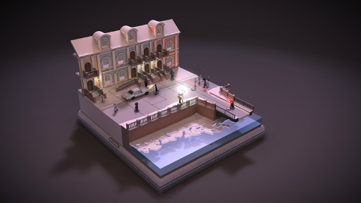 画像ギャラリー No.003のサムネイル画像 / ヒットしたモバイルゲーム「Hitman GO」が2016年2月23日にPC/PS4/PS Vita向けにリリース