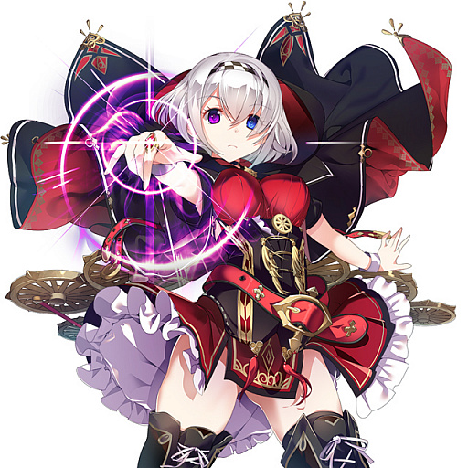 画像ギャラリー No.002のサムネイル画像 / 「政剣マニフェスティア」，戦挙区6後半が実装。新キャラ「ビアトリス・シマズ」「デメトリア・イワクラ」追加