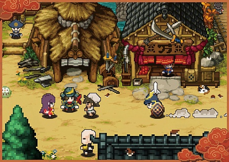 画像ギャラリー No.011のサムネイル画像 / 「クラシックダンジョン 戦国」の新情報が公開。城の石垣を築いて強化しよう