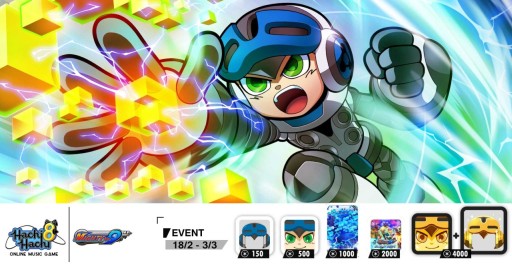 画像ギャラリー No.008のサムネイル画像 / 香港発のリズムゲーム「ハチハチ」がグローバル配信。「Mighty No. 9」とのコラボも