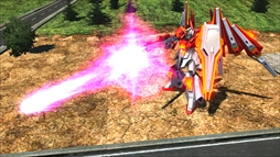 画像ギャラリー No.033のサムネイル画像 / 「機動戦士ガンダムEXVS.MB ON」,3月28日にアップデートを実施。「ガンダムビルドファイターズA-R」より「ホットスクランブルガンダム」が参戦