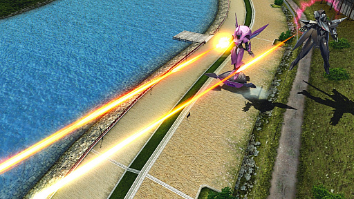 画像ギャラリー No.006のサムネイル画像 / 「機動戦士ガンダムEXVS.MB ON」,8月24日のアップデートで「ガンダムAGE」の「ファルシア」が参戦。第16回オンラインイベント杯は「2010年代アニメ化作品限定」に