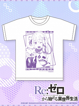 画像ギャラリー No.003のサムネイル画像 / 「トレバ」にTVアニメ“リゼロ”のエミリア&レムのTシャツが3月19日より登場