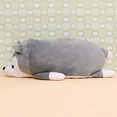 画像ギャラリー No.004のサムネイル画像 / 「トレバ」,“シベリアンハスキーくったりごろ寝BIGぬいぐるみ”が4月17日9:00に登場