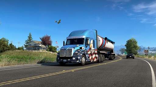 画像ギャラリー No.001のサムネイル画像 / 「American Truck Simulator」，トラック以外の車両にも乗れるようになる新要素“Road Trip”を紹介する開発者動画を公開