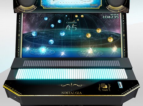 画像ギャラリー No.003のサムネイル画像 / ［JAEPO2016］KONAMI，ピアノをモチーフにしたアーケード向け音楽ゲーム「ノスタルジア」の情報を公開