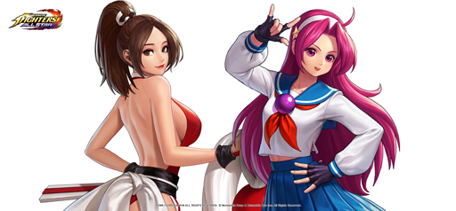 画像ギャラリー No.002のサムネイル画像 / 「KOF ALLSTAR」,ガチャシリーズ“スペシャルシグネチャー”を実装。不知火舞&麻宮アテナが登場
