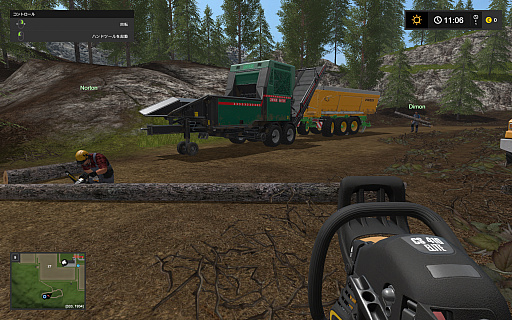 画像ギャラリー No.005のサムネイル画像 / 「Farming Simulator 17」のプレイレポート。忠実に再現された農業や酪農,そして林業を心ゆくまで体験。もちろん,カッコイイ農業機械も乗り回せるのだ