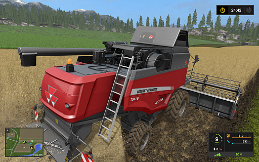 画像ギャラリー No.025のサムネイル画像 / 「Farming Simulator 17」のプレイレポート。忠実に再現された農業や酪農,そして林業を心ゆくまで体験。もちろん,カッコイイ農業機械も乗り回せるのだ