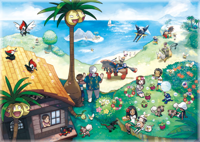画像ギャラリー No.005のサムネイル画像 / 本日発売「ポケットモンスター サン・ムーン」の新要素をまとめて紹介。新たな舞台「アローラ地方」で，どのようなポケモンと出会えるのか