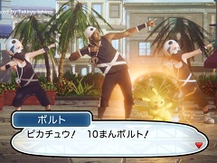 「ポケットモンスター サン・ムーン」の新CMにウサイン・ボルト選手が登場。10まん“ボルト”を放つピカチュウと，おなじみのポーズを披露する