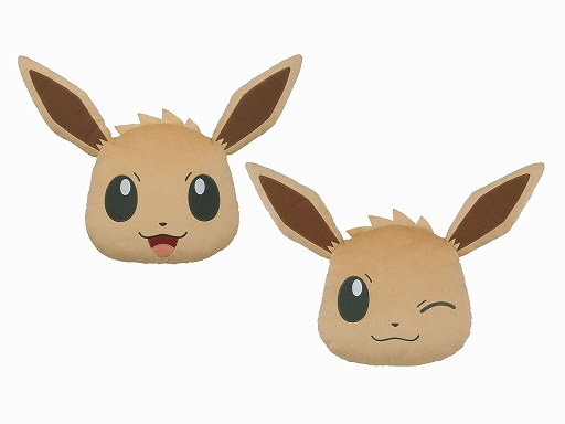画像ギャラリー No.003のサムネイル画像 / バンプレスト,イーブイの枕やフェイスクッション,ぬいぐるみが2019年1月上旬よりプライズ景品で順次登場