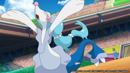 画像ギャラリー No.001のサムネイル画像 / TVアニメ「ポケモン サン&ムーン」,7月14日は「マオとスイレン!友情のゼンリョクバトル!!」を放送。上田麗奈さんと菊地 瞳さんのコメントも