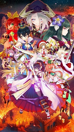 画像ギャラリー No.005のサムネイル画像 / スマホ向け美少女アクション「魔法陣少女 ノブナガサーガ」,iOS/Android版が配信開始