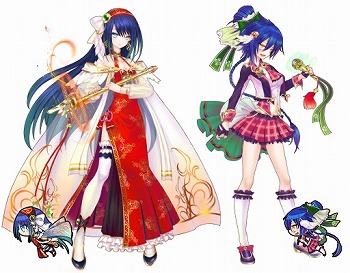 画像ギャラリー No.002のサムネイル画像 / 「魔法陣少女 ノブナガサーガ」,新キャラのシュウユとカンウが登場