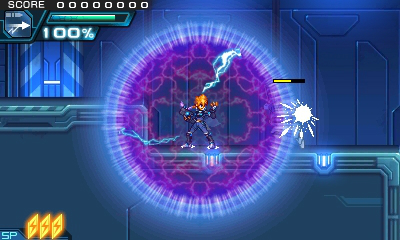 画像ギャラリー No.013のサムネイル画像 / 3DS用ソフト「蒼き雷霆 ガンヴォルト 爪」が,2016年夏に発売決定。前作のライバル「アキュラ」がプレイアブルキャラクターとして登場