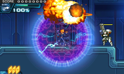 画像ギャラリー No.017のサムネイル画像 / 3DS用ソフト「蒼き雷霆 ガンヴォルト 爪」が,2016年夏に発売決定。前作のライバル「アキュラ」がプレイアブルキャラクターとして登場