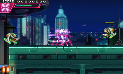 画像ギャラリー No.032のサムネイル画像 / 3DS用ソフト「蒼き雷霆 ガンヴォルト 爪」が,2016年夏に発売決定。前作のライバル「アキュラ」がプレイアブルキャラクターとして登場