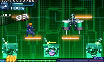画像ギャラリー No.010のサムネイル画像 / 「蒼き雷霆 ガンヴォルト 爪」，7人の能力者の中から「テセオ」「ガウリ」を紹介。2つのミッションや物語に登場する“謎の少女”も