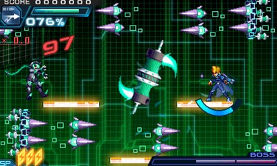 画像ギャラリー No.012のサムネイル画像 / 「蒼き雷霆 ガンヴォルト 爪」，7人の能力者の中から「テセオ」「ガウリ」を紹介。2つのミッションや物語に登場する“謎の少女”も