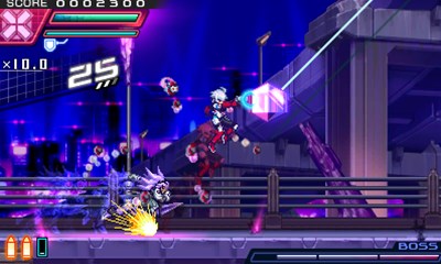 画像ギャラリー No.019のサムネイル画像 / 「蒼き雷霆 ガンヴォルト 爪」，7人の能力者の中から「テセオ」「ガウリ」を紹介。2つのミッションや物語に登場する“謎の少女”も