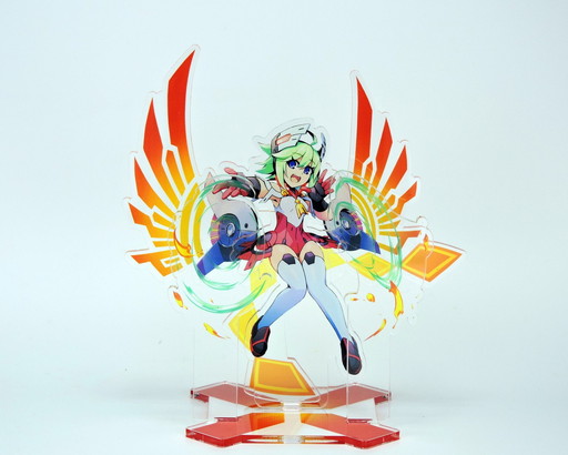 画像ギャラリー No.008のサムネイル画像 / 「蒼き雷霆 ガンヴォルト 爪」,電子の謡精アクリルフィギュアの再販が決定