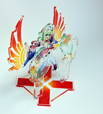 画像ギャラリー No.009のサムネイル画像 / 「蒼き雷霆 ガンヴォルト 爪」,電子の謡精アクリルフィギュアの再販が決定