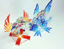 画像ギャラリー No.013のサムネイル画像 / 「蒼き雷霆 ガンヴォルト 爪」,電子の謡精アクリルフィギュアの再販が決定