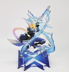 画像ギャラリー No.003のサムネイル画像 / 「蒼き雷霆 ガンヴォルト 爪」,主人公「ガンヴォルト」と「アキュラ」のアクリルフィギュアが登場