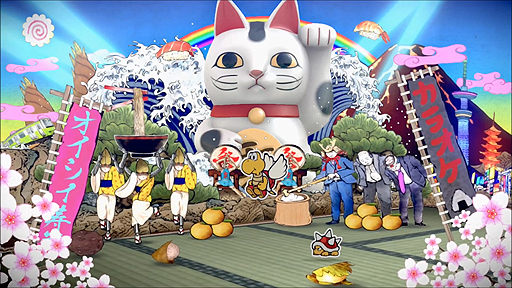 画像ギャラリー No.010のサムネイル画像 / 発売まで1週間となったWii U「ペーパーマリオ カラースプラッシュ」を紹介。マリオはペンキーと共に,奪われた色を取り戻すための冒険へ