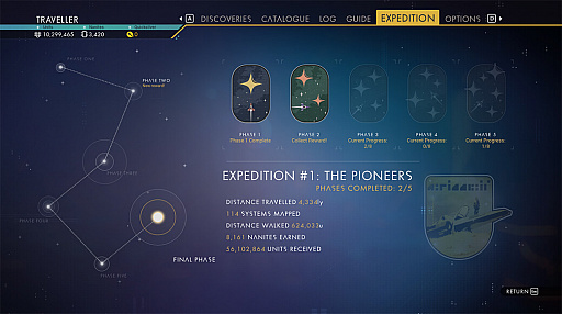 画像ギャラリー No.003のサムネイル画像 / 「No Man’s Sky」,最新無料アップデート“Expeditions”の配信がスタート。マイルストーンを達成していく新ゲームシステムなどを追加